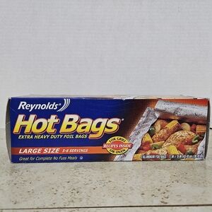 1 Reynolds HotBags FoilBags LARGE Size Extra HeavyDuty (3Ct) VTG Discontinued